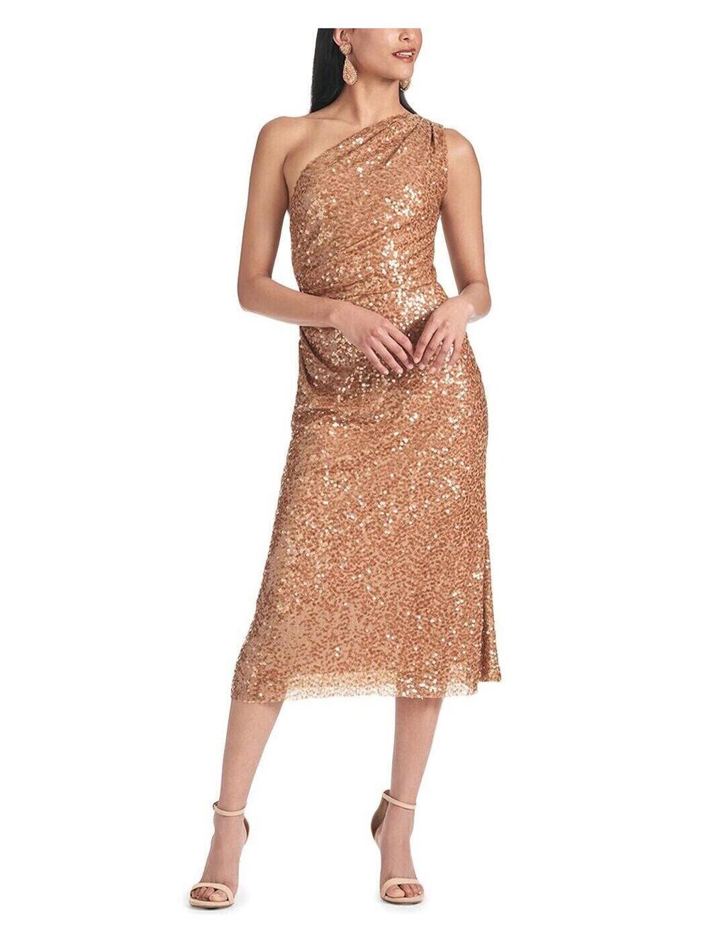 NWT Sachin & Babi Carmen Gown - size 8 Honey Color
